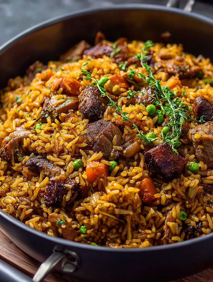 Rice with beef